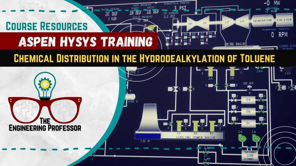 Aspen HYSYS: Chemical Distribution in the Hydrodealkylation of&nbsp;Toluene